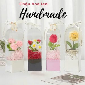 Sự Khác Biệt Giữa Hoa Len Handmade Và Hoa Tươi